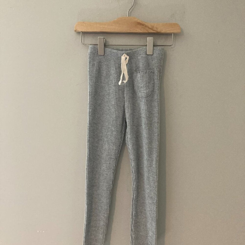 zara girls' gray leggings 4-5Y