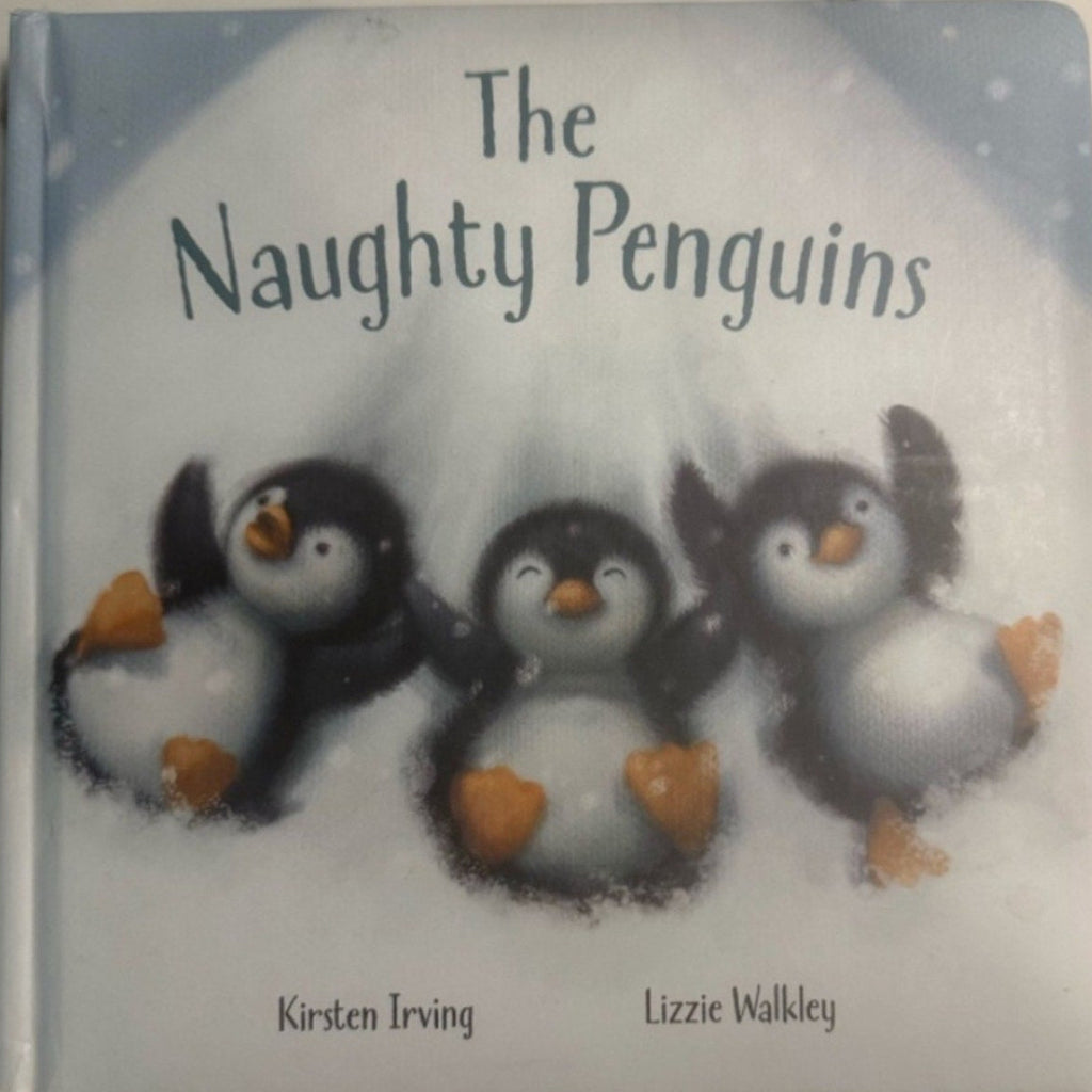 jellycat "the naughty penguins" book