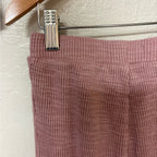 little co. girls' mauve ribbed matching set 4Y