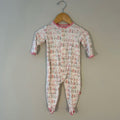 magnetic me pink white city footie 6-9M