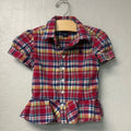 ralph lauren girls' plaid shirt 4Y