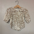 reverie threads girls' floral romper 2-3Y