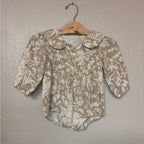 reverie threads girls' floral romper 2-3Y