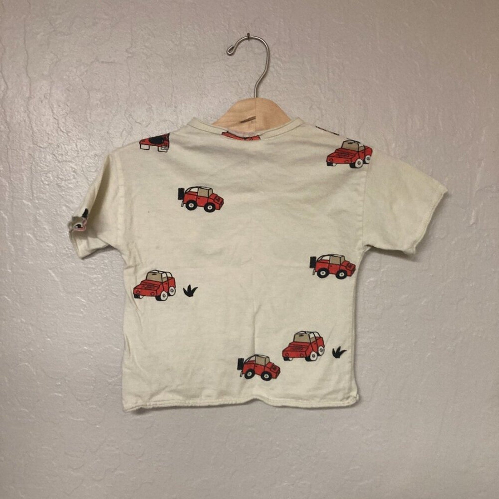 zara short sleeve tee cars 2-3Y