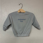 zara boys' gray sweatshirt 1.5Y