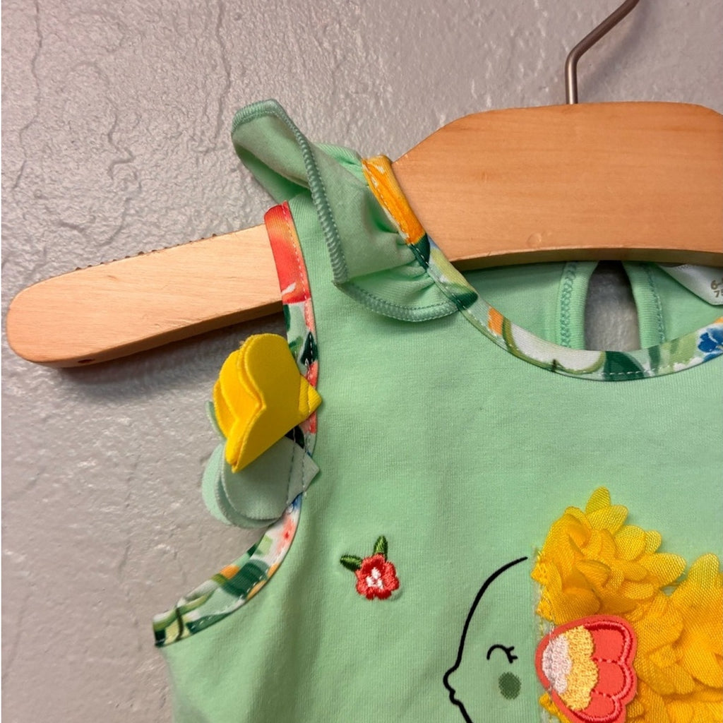 mayoral green tee fish graphic 6-9M