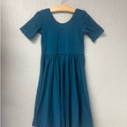 alice + ames turquoise twirl dress 7Y