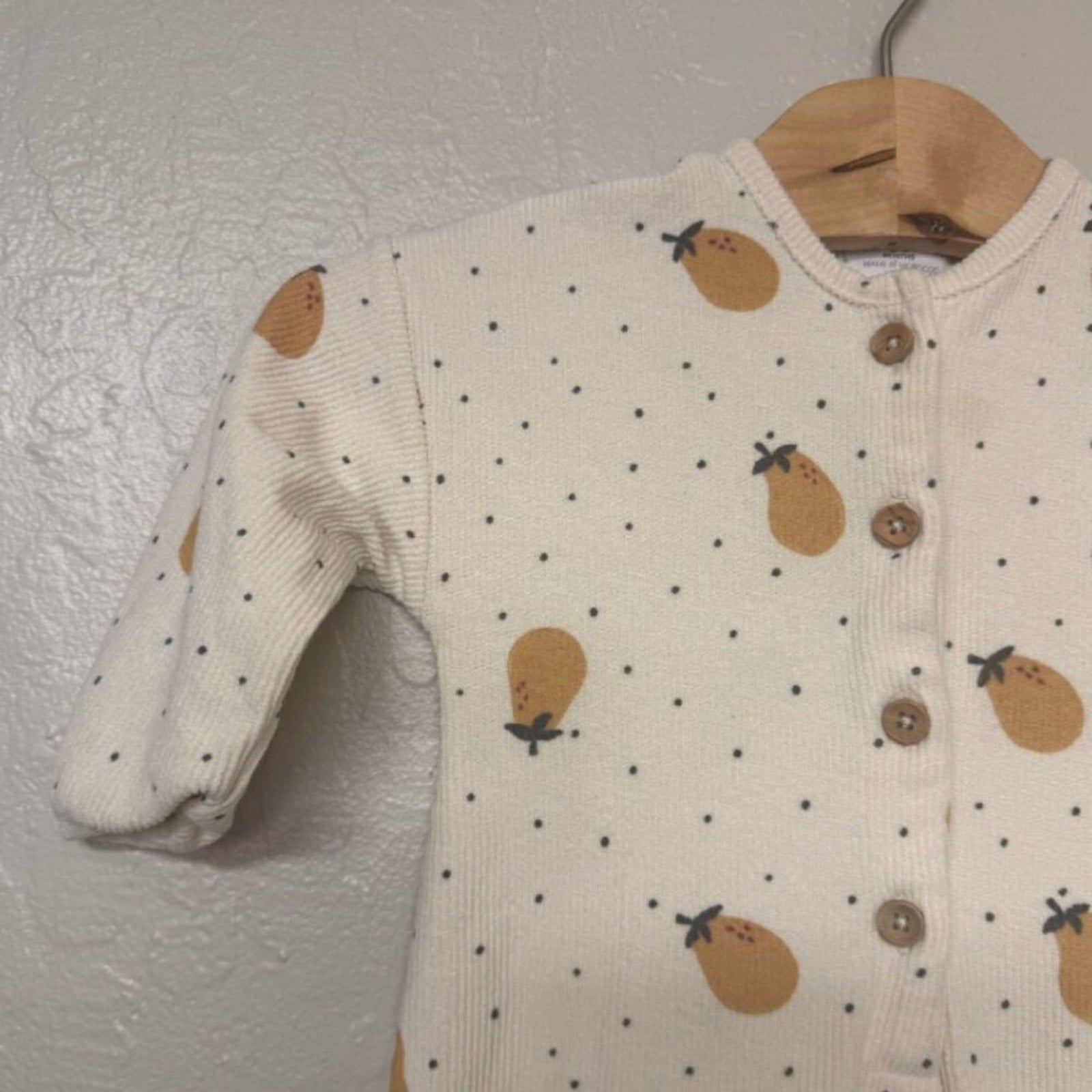 zara gender neutral fruit romper 3-6M