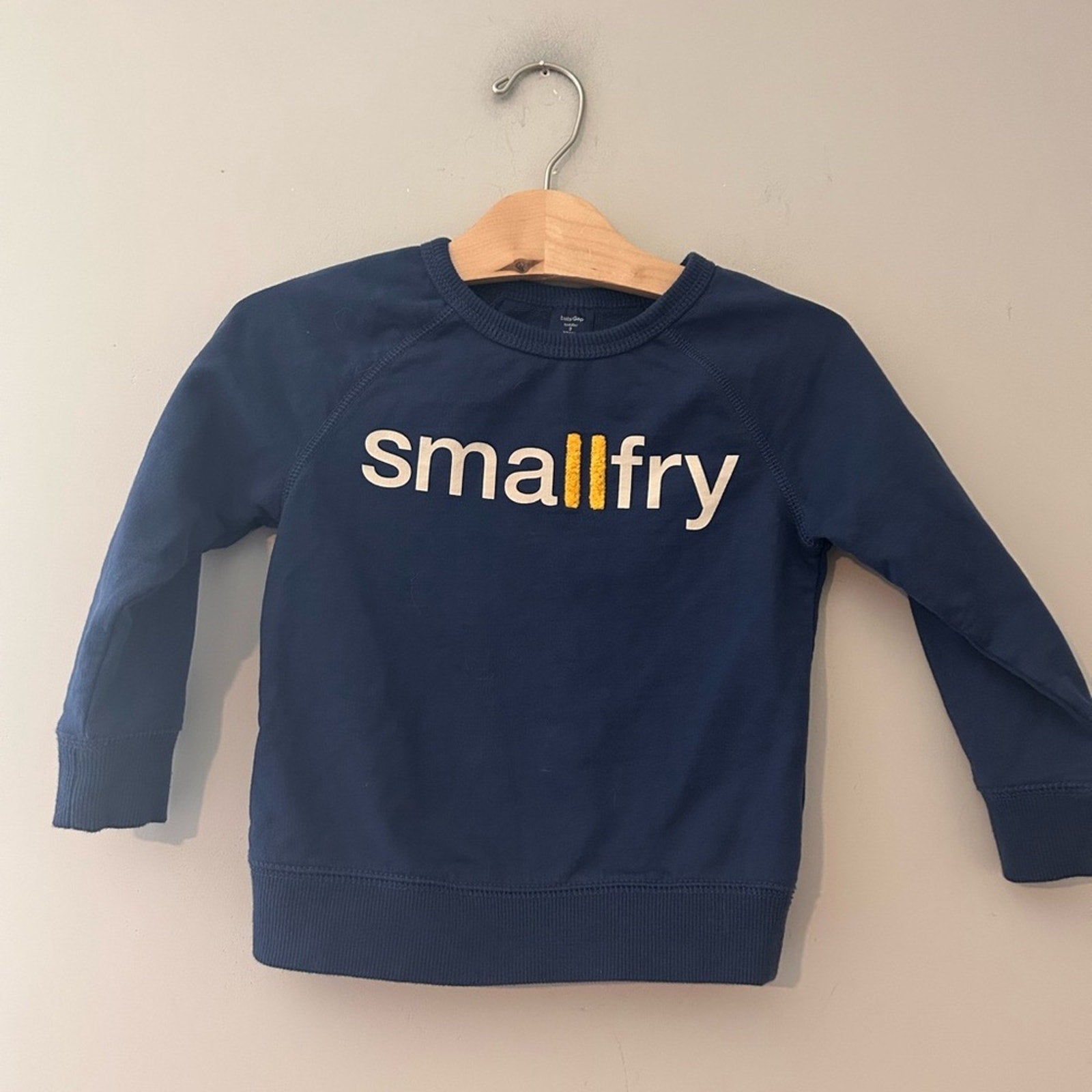 baby gap small fry sweatshirt 3Y
