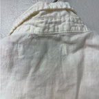 zara boys' linen cotton cream shirt 2-3Y