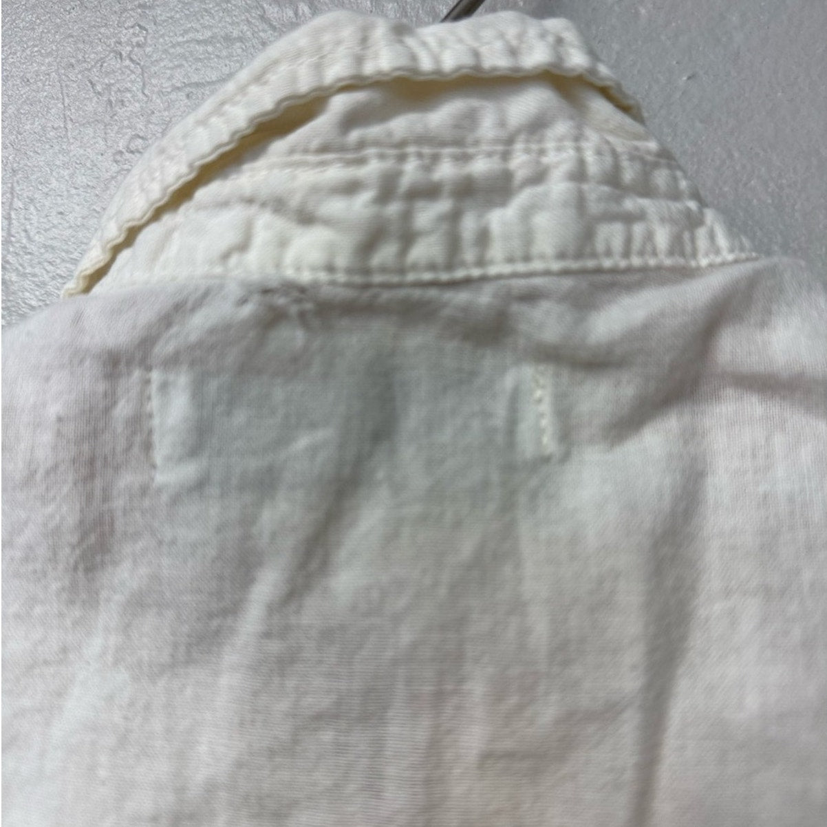 zara boys' linen cotton cream shirt 2-3Y