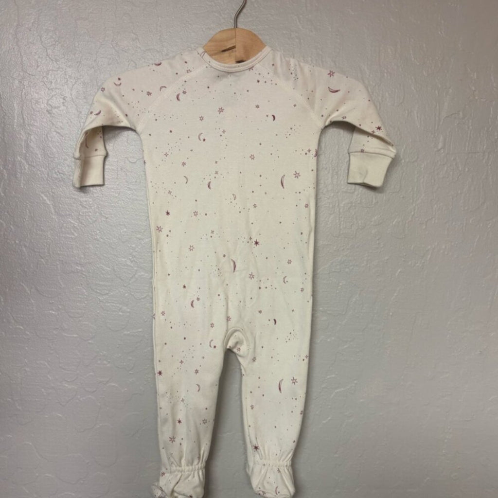 pehr gender neutral moon stars footie 3-6M