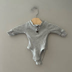 forever french baby gray ribbed set
