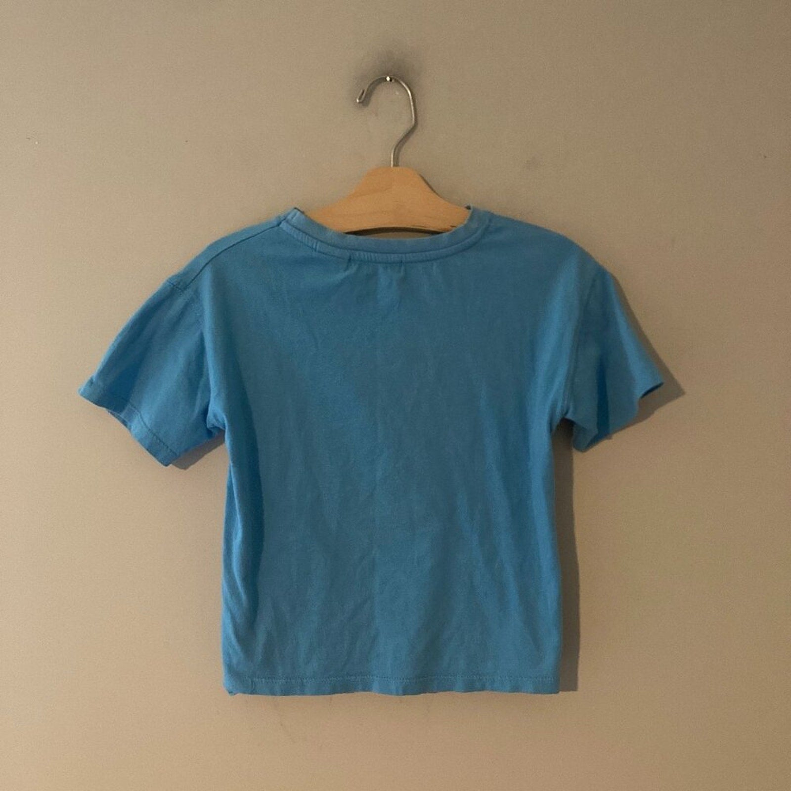 zara boys' blue graphic tee shirt 6Y
