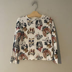 zara long sleeve tee dogs 10Y