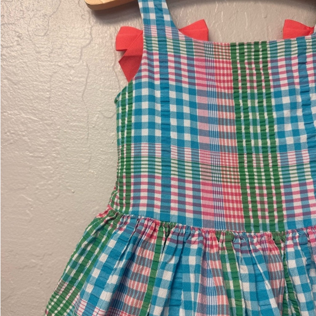 janie and jack plaid dress tulle 4Y