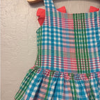 janie and jack plaid dress tulle 4Y