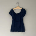 gap kids girls' navy tunic top xl