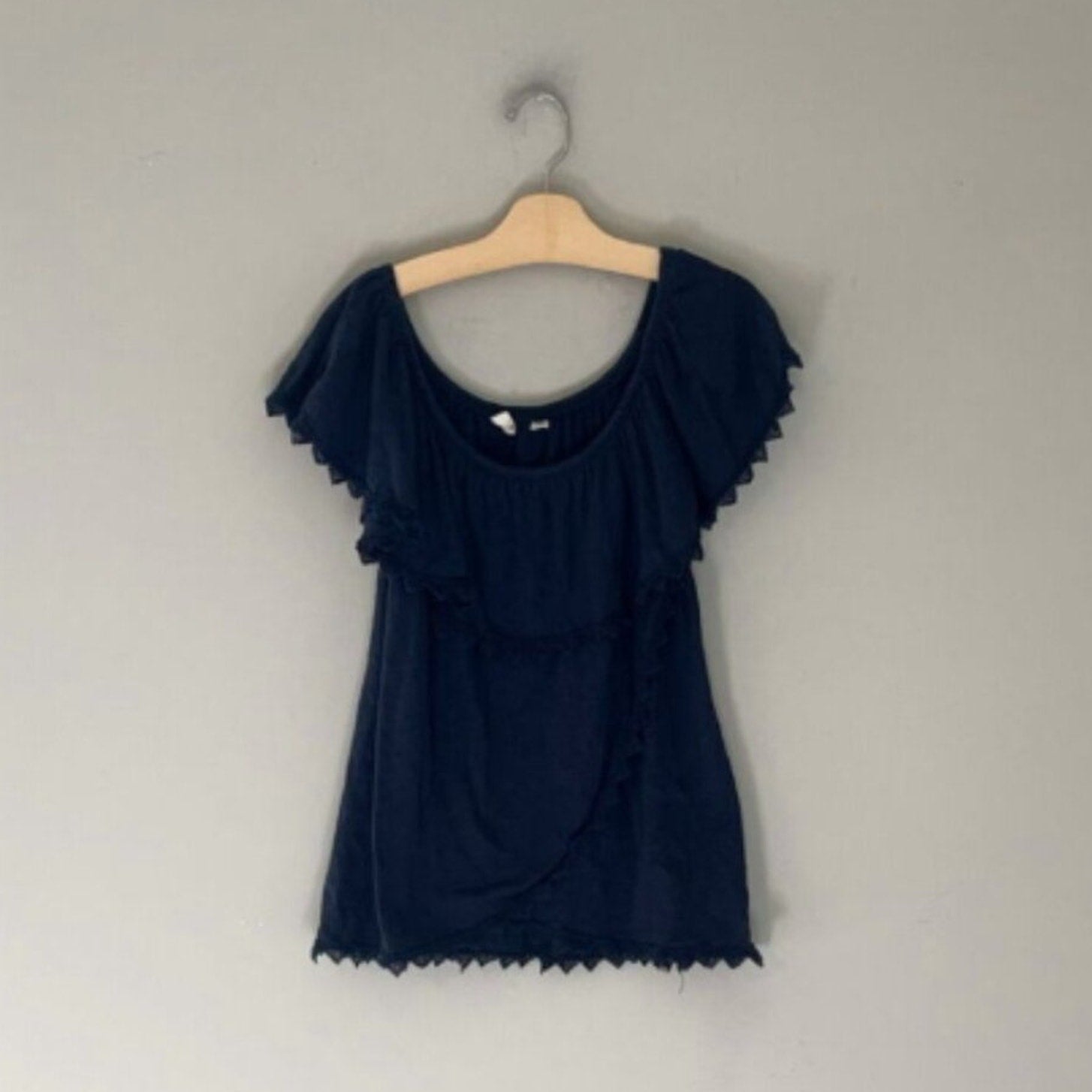 gap kids girls' navy tunic top xl