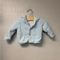 kissy kissy blue knit cardigan 3-6M