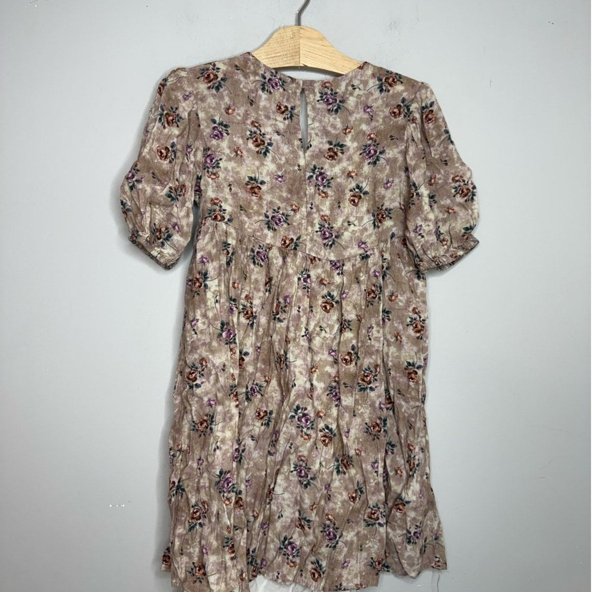 zara girls' mini floral dress 11-12Y