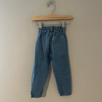 zara girls' jeans paperbag pockets 2-3Y