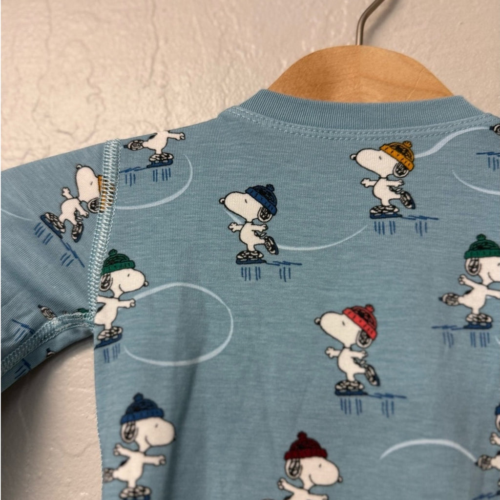 hanna andersson holiday peanuts matching set pajamas 4Y