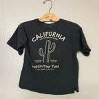 zara boys' black cactus tee 5-6Y