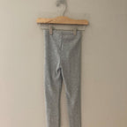 zara girls' gray leggings 4-5Y