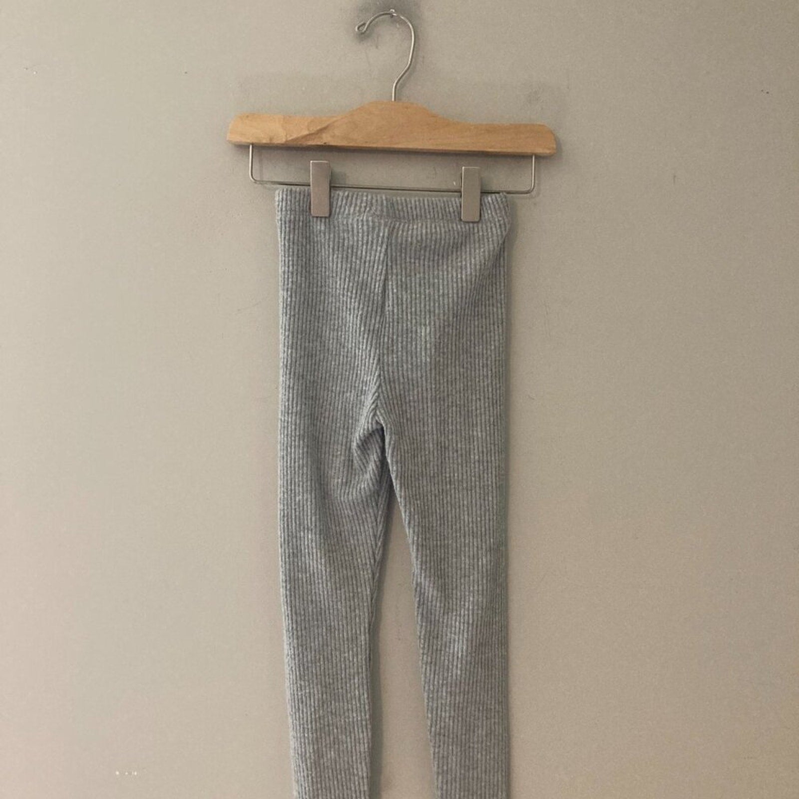 zara girls' gray leggings 4-5Y