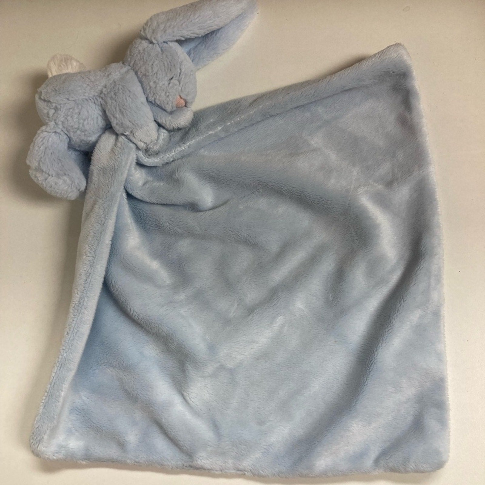 jellycat blue bashful bunny soother