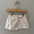 zara girls' cream shorts 5Y