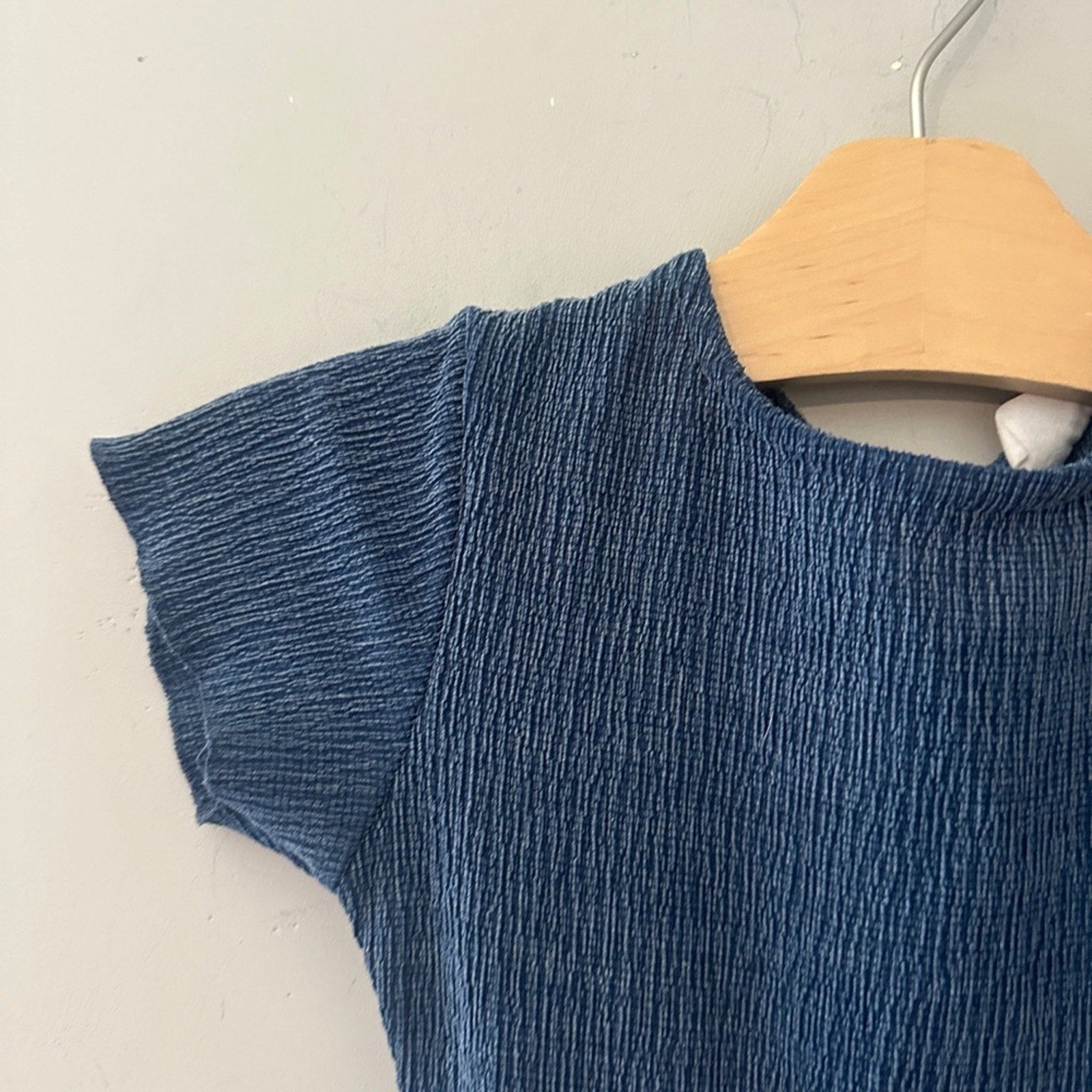 zara blue jumpsuit romper 7Y