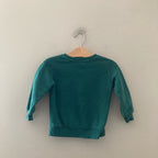 cat & jack green jolly sweatshirt 3T