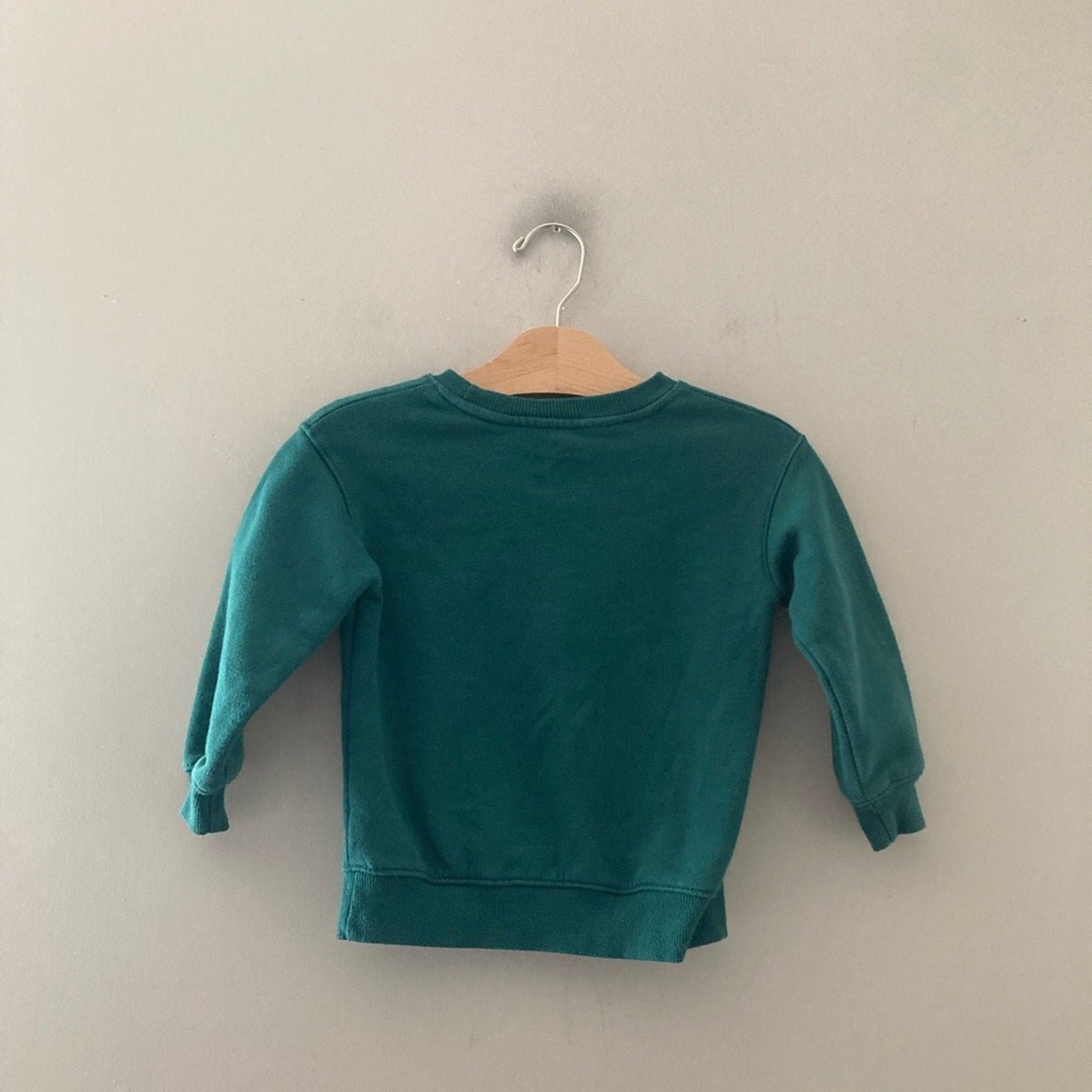 cat & jack green jolly sweatshirt 3T