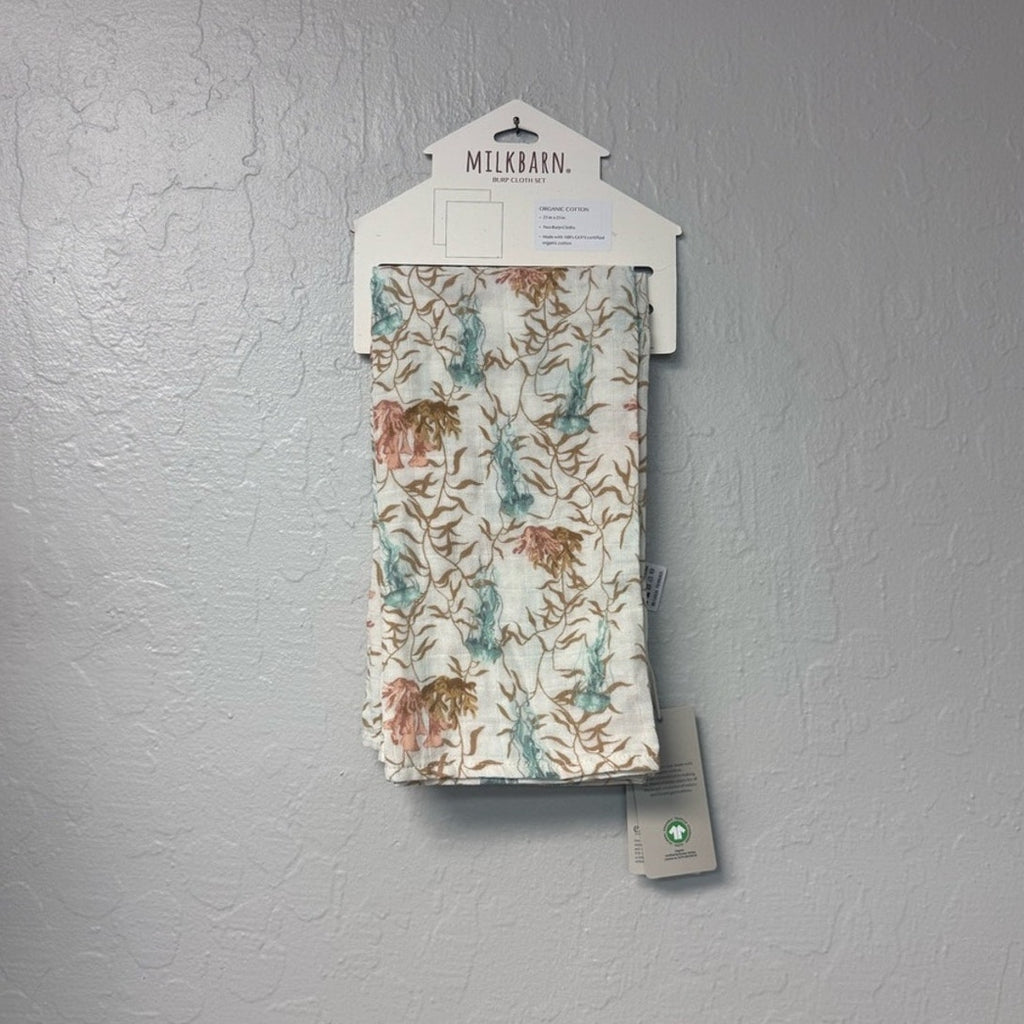 milkbarn jellyfish cloth pajama set 3-6M