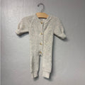 oat gender neutral confetti beige sweater romper 0-6M