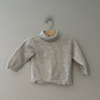 zara mohair neutral turtleneck sweater 12-18M