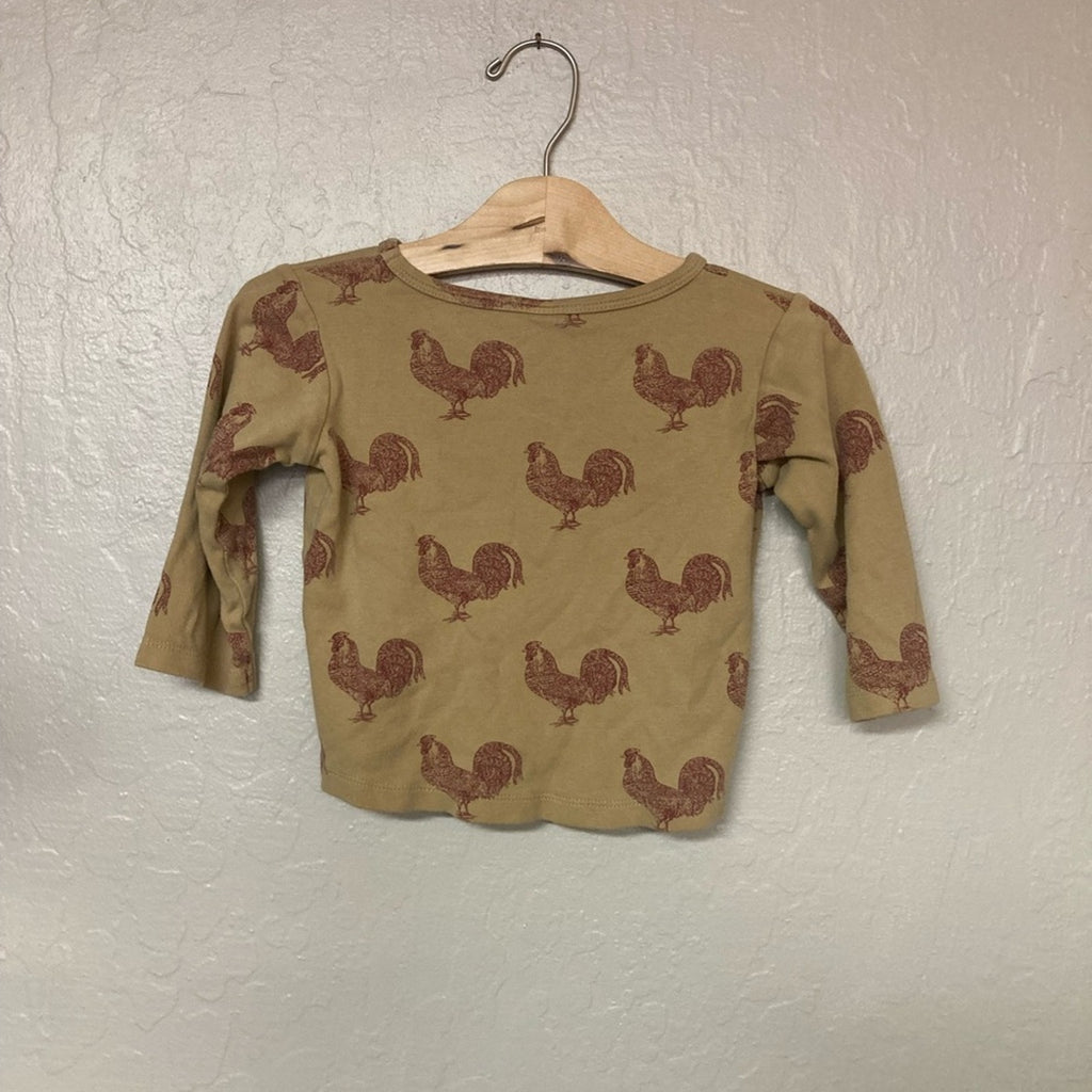 kate quinn rooster long-sleeve tee 3T