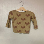 kate quinn rooster long-sleeve tee 3T
