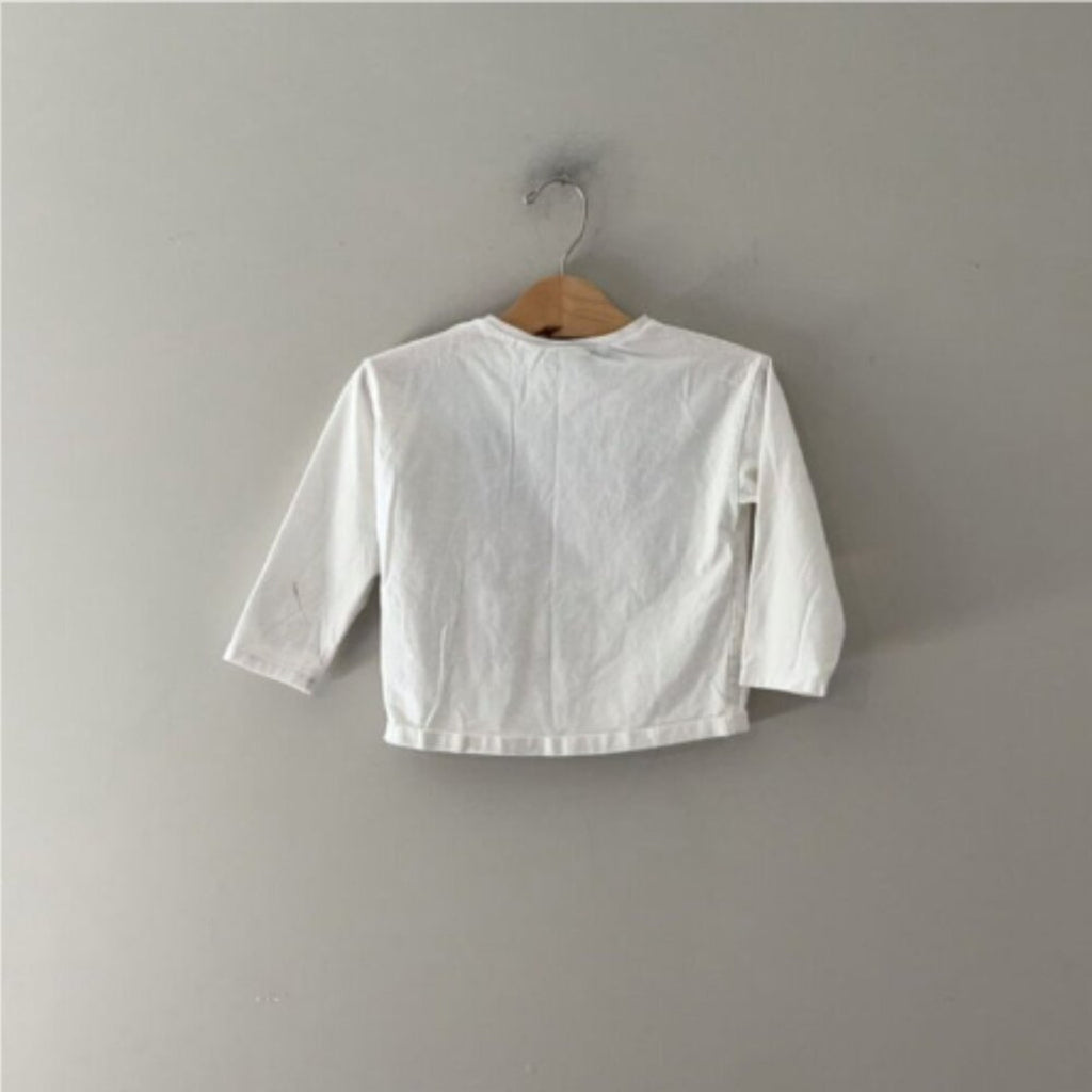 zara girls' swan tee 3-4Y