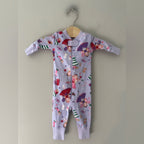 hanna andersson girls' purple nutcracker zippy 0-3M