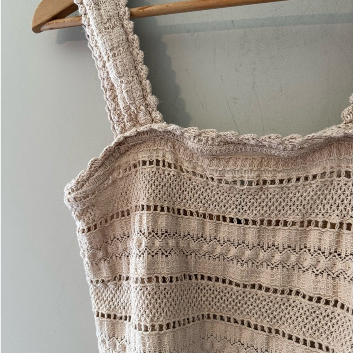 aerie crochet crop top MEDIUM