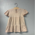 zara pink tiered confetti dress 3-4Y confetti