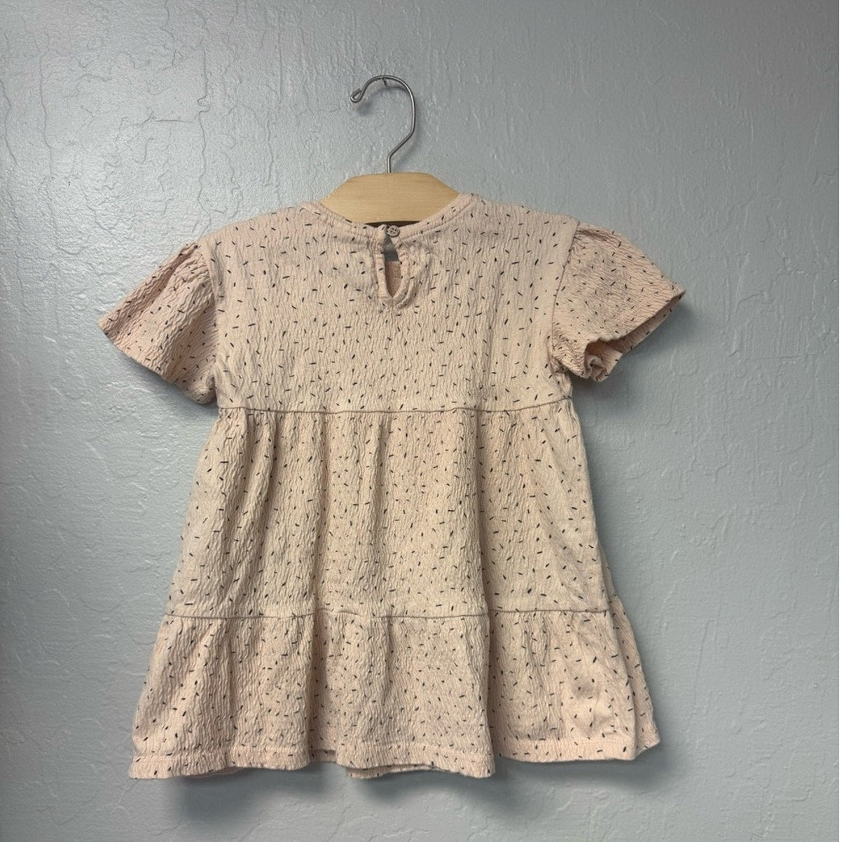 zara pink tiered confetti dress 3-4Y confetti