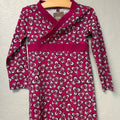 tea collection floral magenta dress 4Y