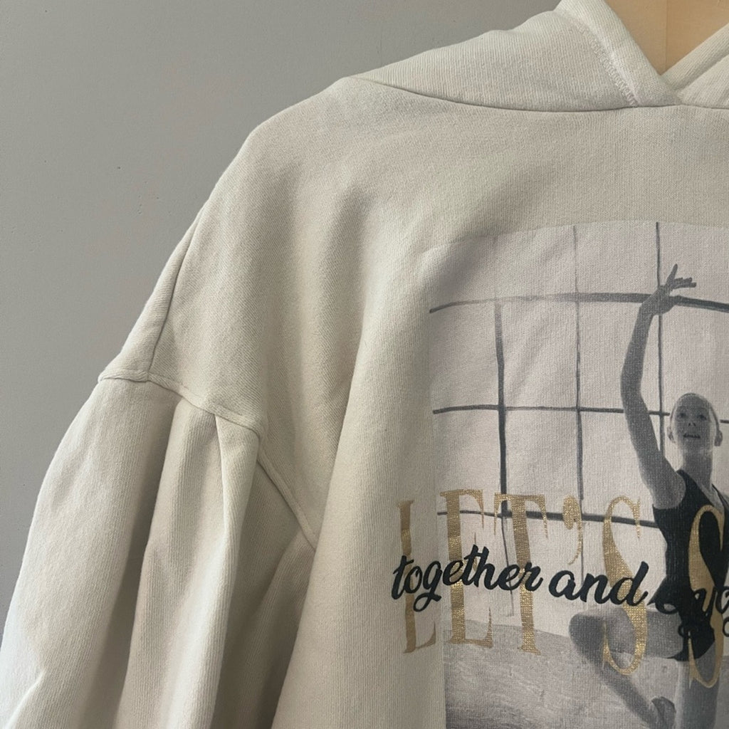 zara cream ballet hoodie‎ 11-12Y