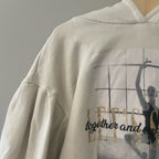 zara cream ballet hoodie‎ 11-12Y