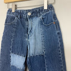 zara girls' patchwork jeans 5-6Y