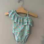janie and jack girls' flamingo swimsuit 12-18M